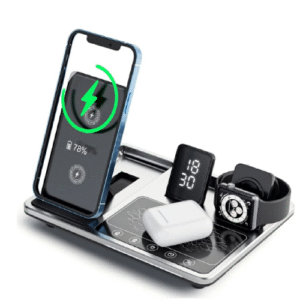 Green Lion 4 in 1 Wireless Charging Station 15W -GRAY